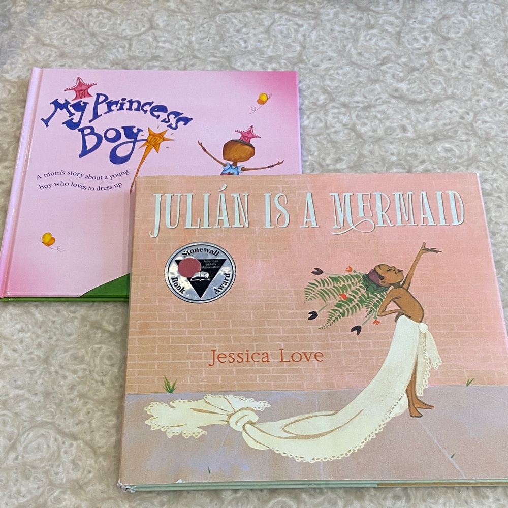 My Princess Boy & Julian is a Mermaid book bundle.